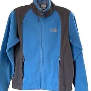 THE NORTH FACE Women's Coat Jacket Outerwear Full Zip Blue Grey XS